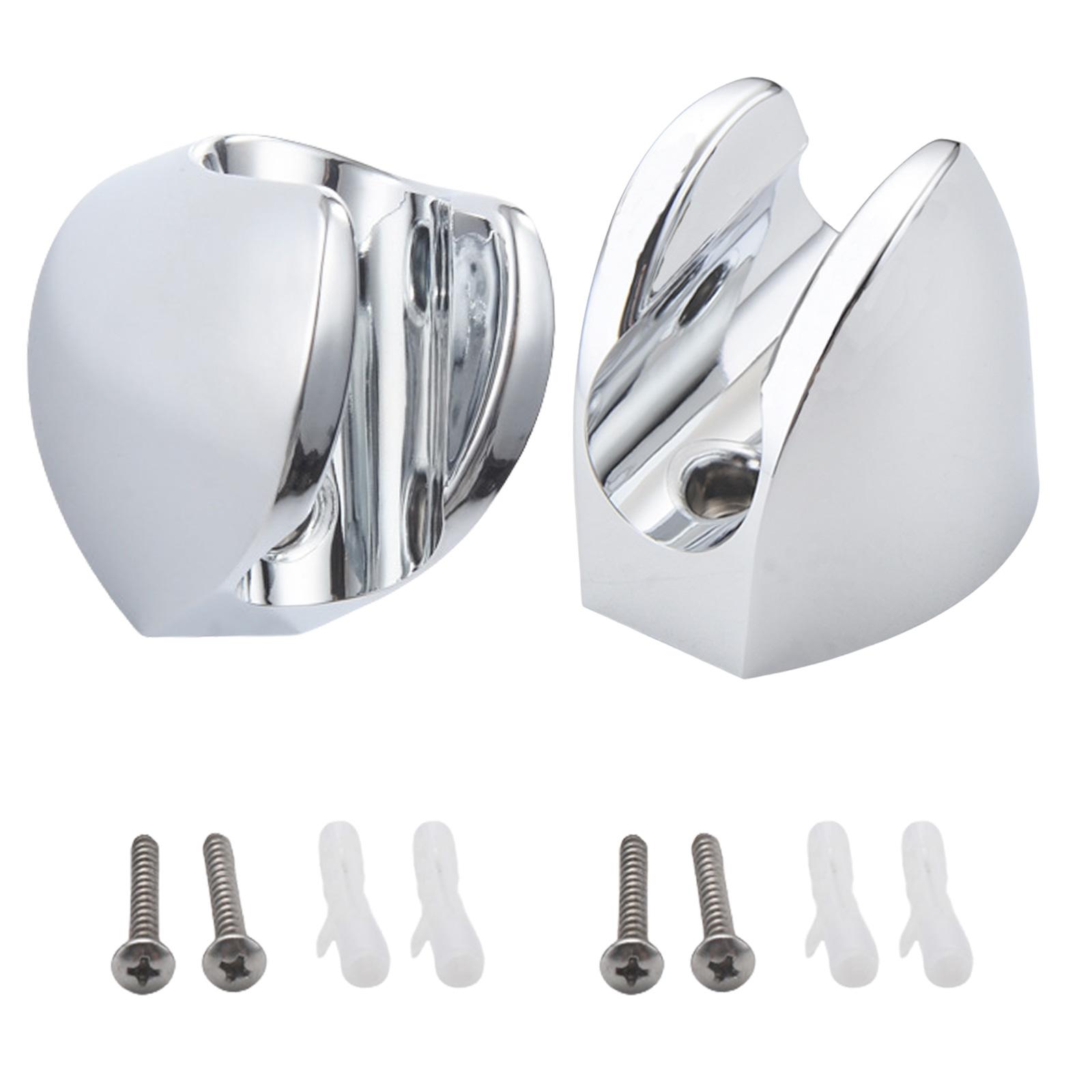 

2 шт. настенный держатель для ручной душевой лейки с винтами, держатель для туалетного биде-распылителя, основа для фиксации, аксессуары для ванной комнаты