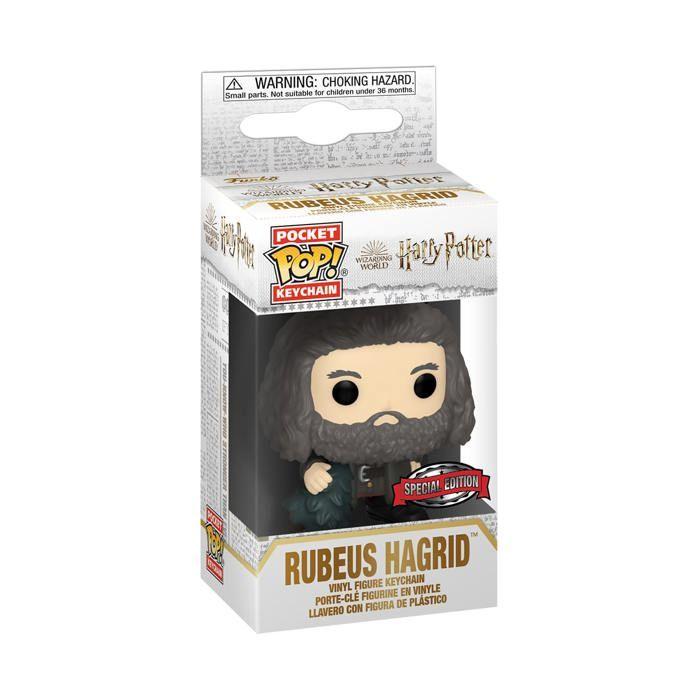 Figurine de collection - FUNKO - Hagrid Holiday - 4 cm - Porte-clés - Licence officielle