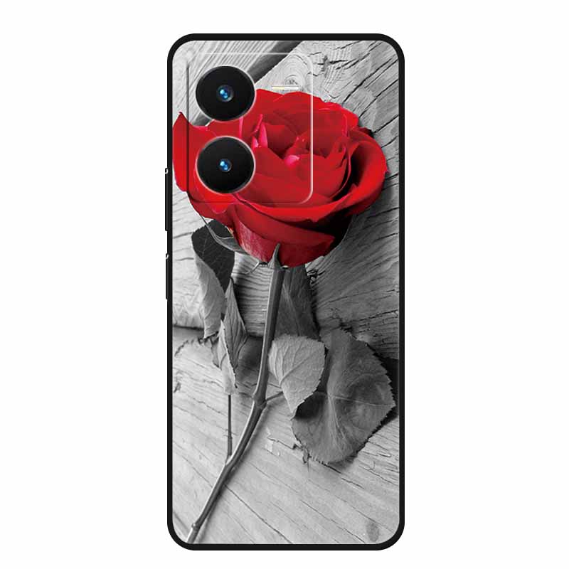 For Vivo IQOO Z8 Case Luxury Soft TPU Silicone Phone Cases for Vivo IQOO Z8X 5G V2314A V2312A Cover Protective Cartoon New Funda