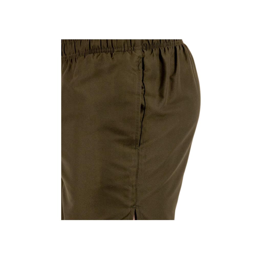 Nike Elastic Waist Solid Color Mid-Rise Straight-Leg Casual Shorts Men Bottoms Khaki NESSA560-240