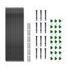 Greenhouse Support Set with Fiber Rods, Insect Net, and Bird & Animal Protection