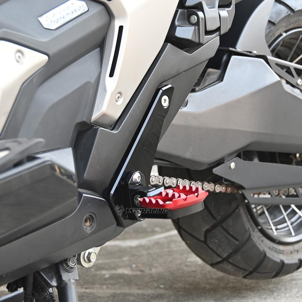 MTKRACING for HONDA XADV 750 2017-2025 Motorcycle Accessories Folding Rear Foot Pegs Passenger Foot Rest Pedal Footrest Footpegs