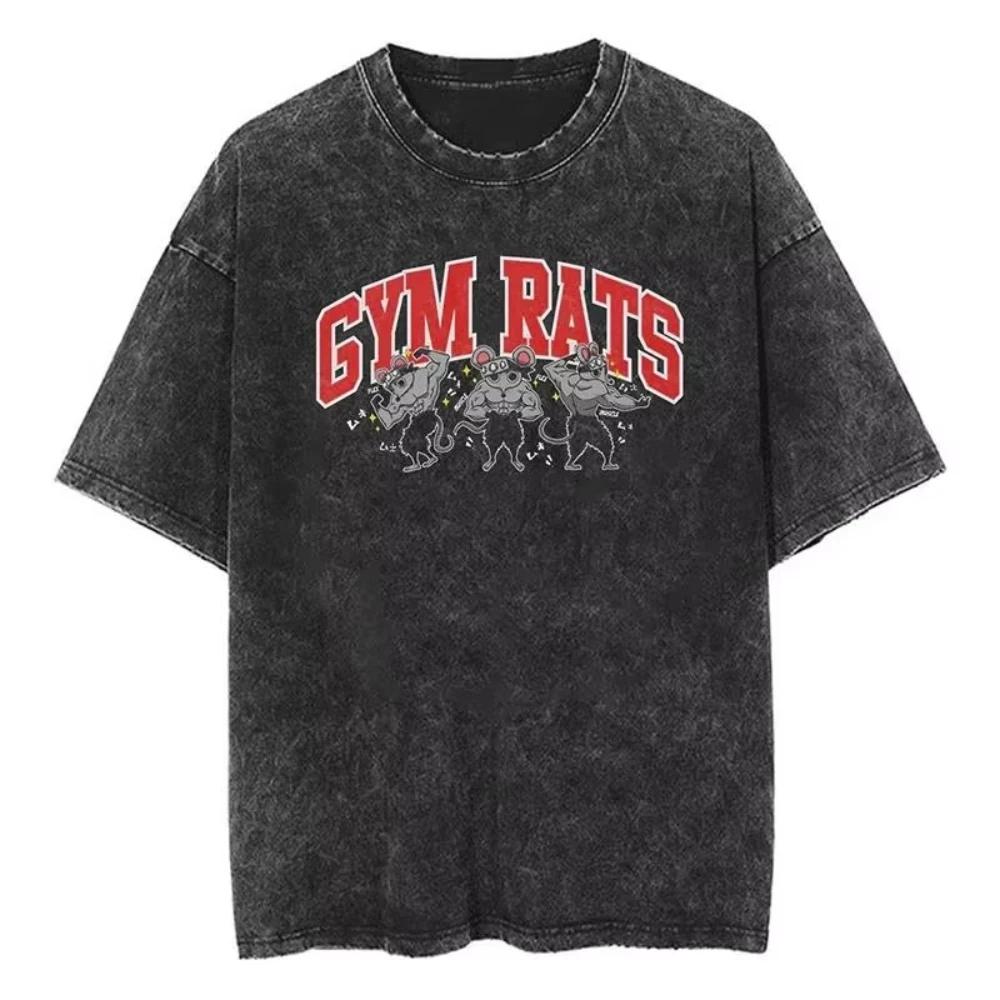 Anime Demon Slayer  Printed T Shirt Women Manga Vintage Washed Harajuku Cotton Tops