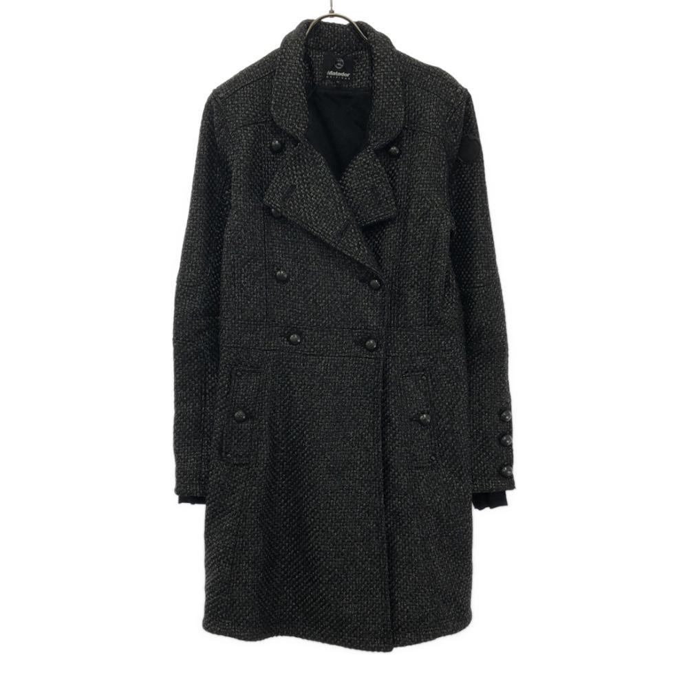 

неиспользованное пальто Matador Long M серии Black сетчатая подкладка с биркой женское б/у