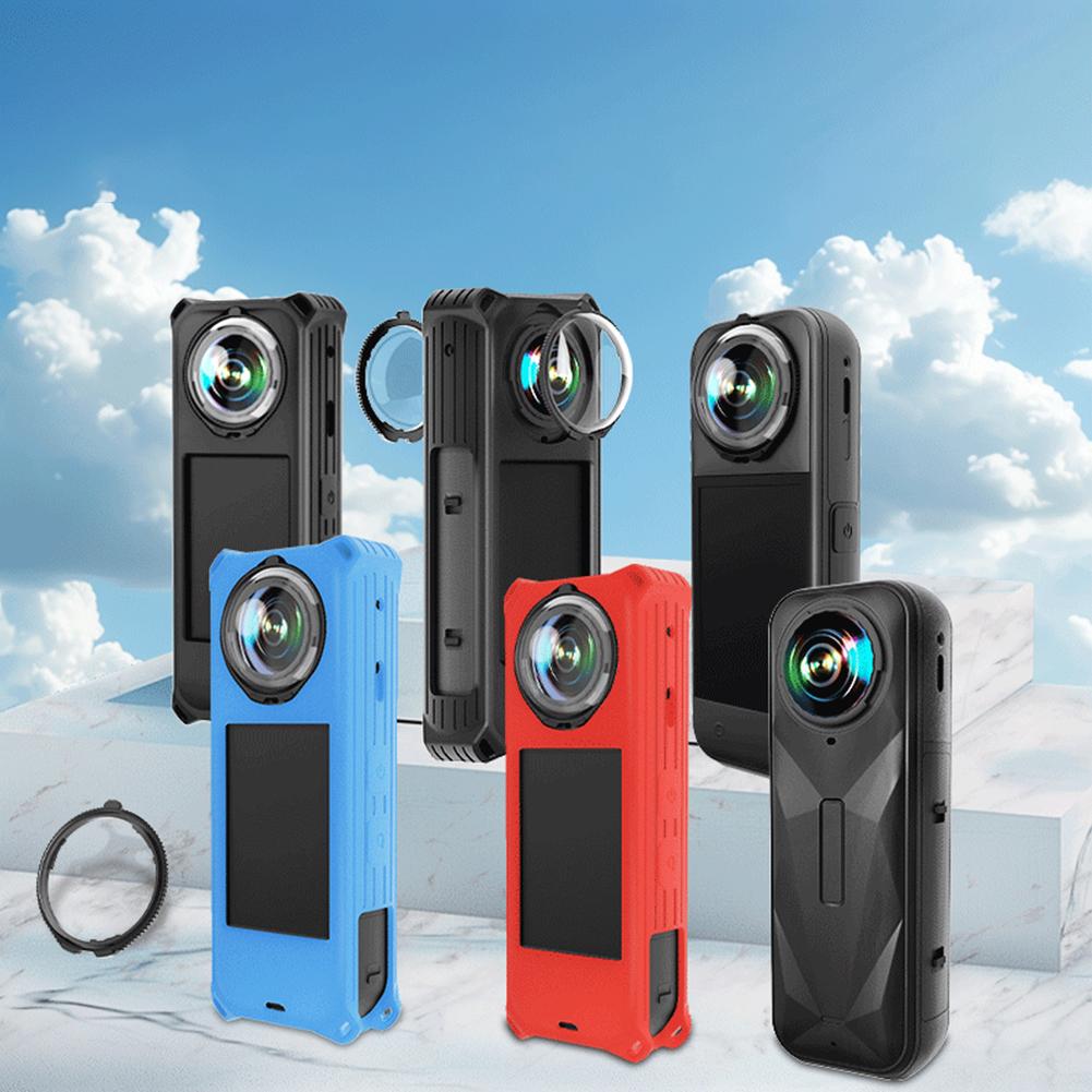 Silicone Protective Case Camera All-round Protection Cover Dustproof Silicone Protective Cover for Insta360 X5 Sports Camera