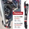 RADIKAL RKX170 Sikkerhetskjede for og 8mm Lang Flerbruks Garasjeanker Motorsykler, Scootere, Sykler, Stål, Lås, 120cm,