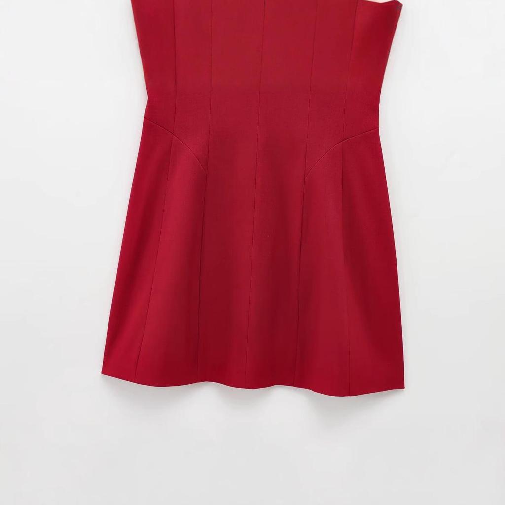 Elegant Sleeveless Balloon Dress for Women - European and American Style