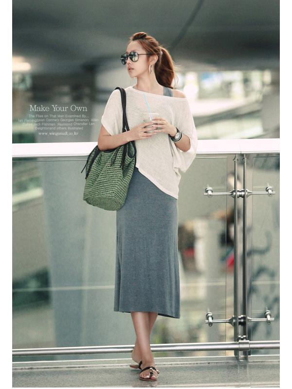 Taška pletená z papírového provázku ve tvaru chobotnice: Ležérní, všestranná móda na plážovou dovolenou pro dámy