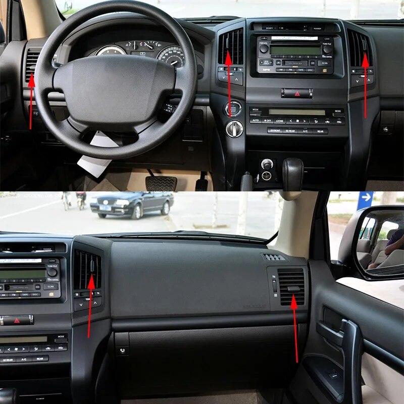 Car Front A/C Conditioner Vents Clips Air Conditioning Outlet Tab Clip For Toyota Land Cruiser LC200 FJ200 2008-2017
