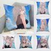 Anime S-Shishiro Botan Pillow Case For Car Sofa Decorative Home Double-sided Print Plush Square Throw Pillow Cushion Cover
