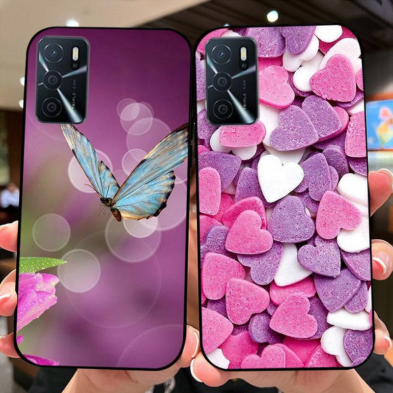For Oppo A16 A16s 4G Case CPH2269 CPH2271 Fashion Cartoon Shockproof Soft Silicone Phone Cover For OPPO A16s A 16 Coque Bumper