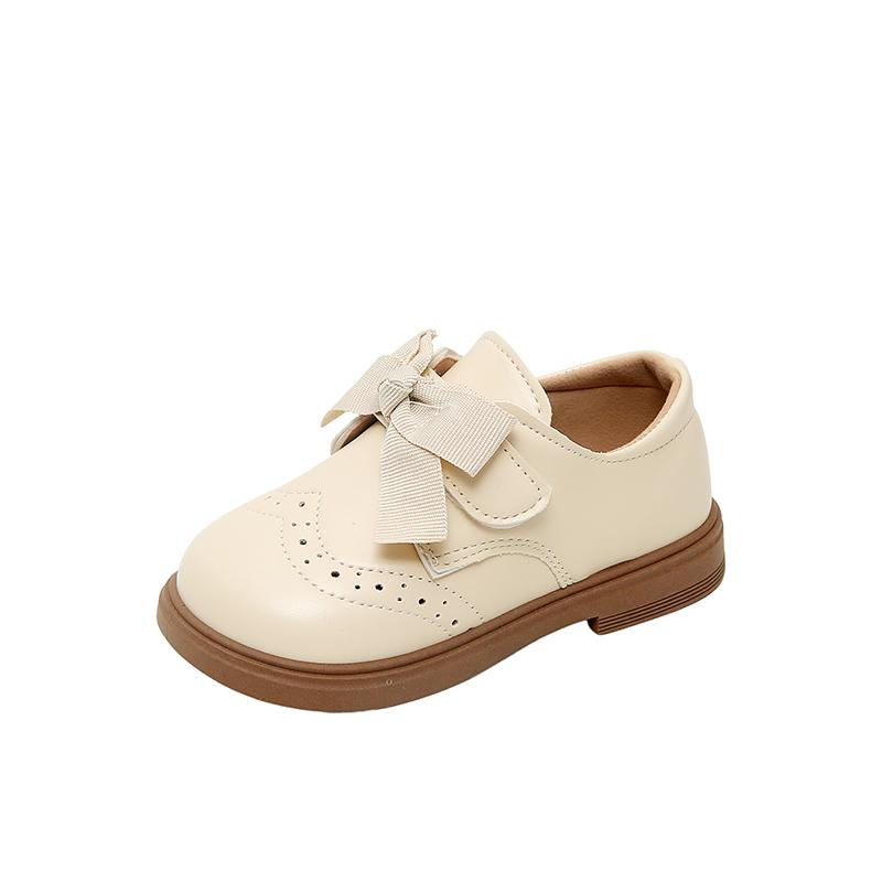 Baby Girl Leather Shoes Autumn New Children's Bow Fashion Princess Shoes Soft Sole Girls Versatile