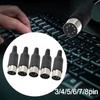 3pin 4pin 5pin 6pin 7pin 8 Pin Audio AV Connector Adapter Male/Female DIN Plug