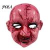 Scary Horror Masks Halloween Doll Face Mask, Ghost Head Prop for Haunted House Cosplay, Terrifying Party Mask Lightweight Plastic Adults, Adjustable