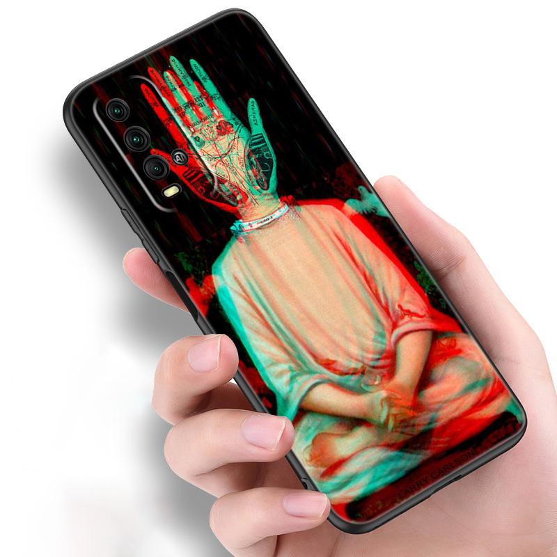 Pentagram 666 Demonic Satanic Silicone Phone Case For Xiaomi Redmi Note 11 10 9 8 Pro 11T 10T 10S 9S 8T 9 9A 9C 9T Black Cover