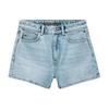 Alexander Wang Logo Cut Out High Waisted Denim Shorts Women's 4DC2244304453