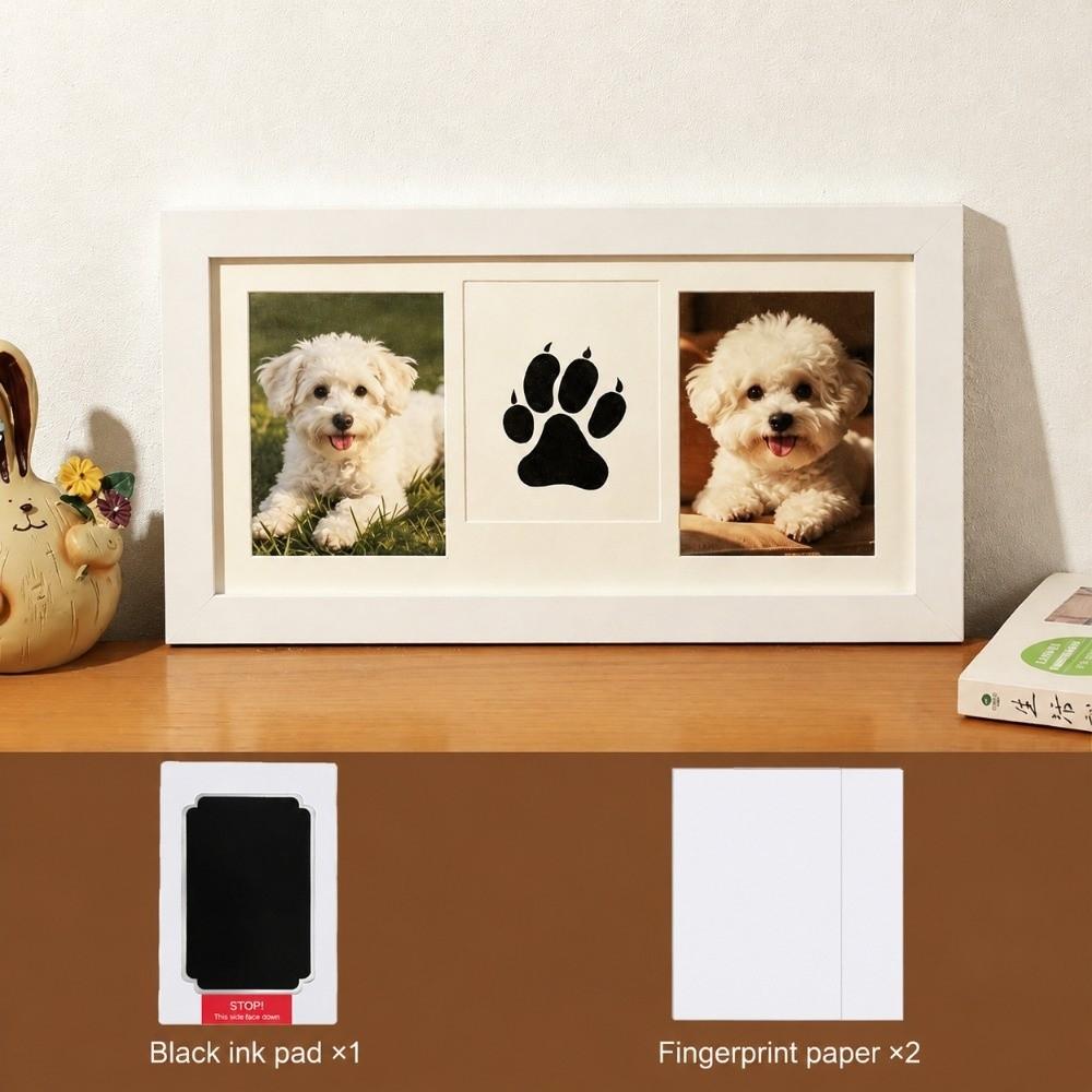 Tabletop Display DIY Pawprint Keepsake Frame Pet Paw Print Kit  Memorial Gift