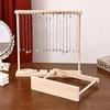 Fashionable Solid Wood Necklace & Pendant Display Stand