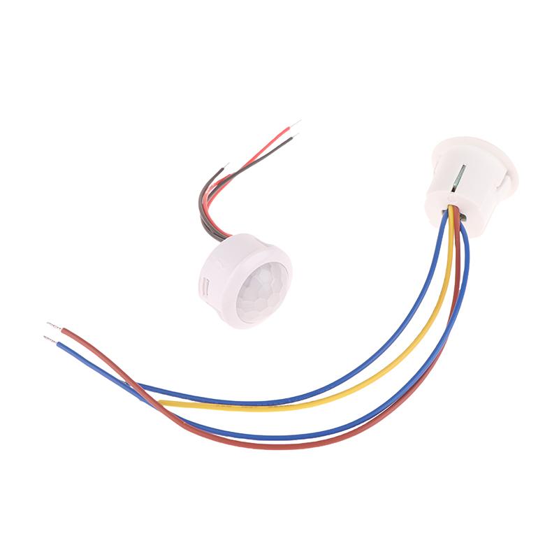 Led Pir No Adjustable Delay Human Body Infrared Detector Ir Infrared Motion Sensor Light Switch For Home Ac110-240V Dc 12V-24V