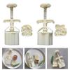 Traditional Pastries Cookie Stamp Hand Pressed Mooncakes Mold Bean Pastes Cake Bakewares Dessert Mould for Cooking Lover