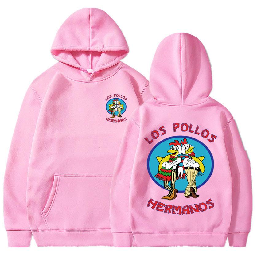 Breaking Bad Hoodie Los Pollos Hermanos Chicken Brothers Druck Trainingsanzug Herren Damen Mode Frühling Herbst Fleece Lockeres Sweatshirt