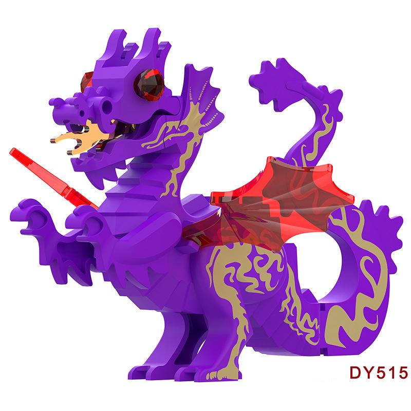 City Zoo Farm Building Blocks Model Character Accessories Animal Giraffe Elephant Elephant Wolf Dolphin Mini Brick Toy Gift X052