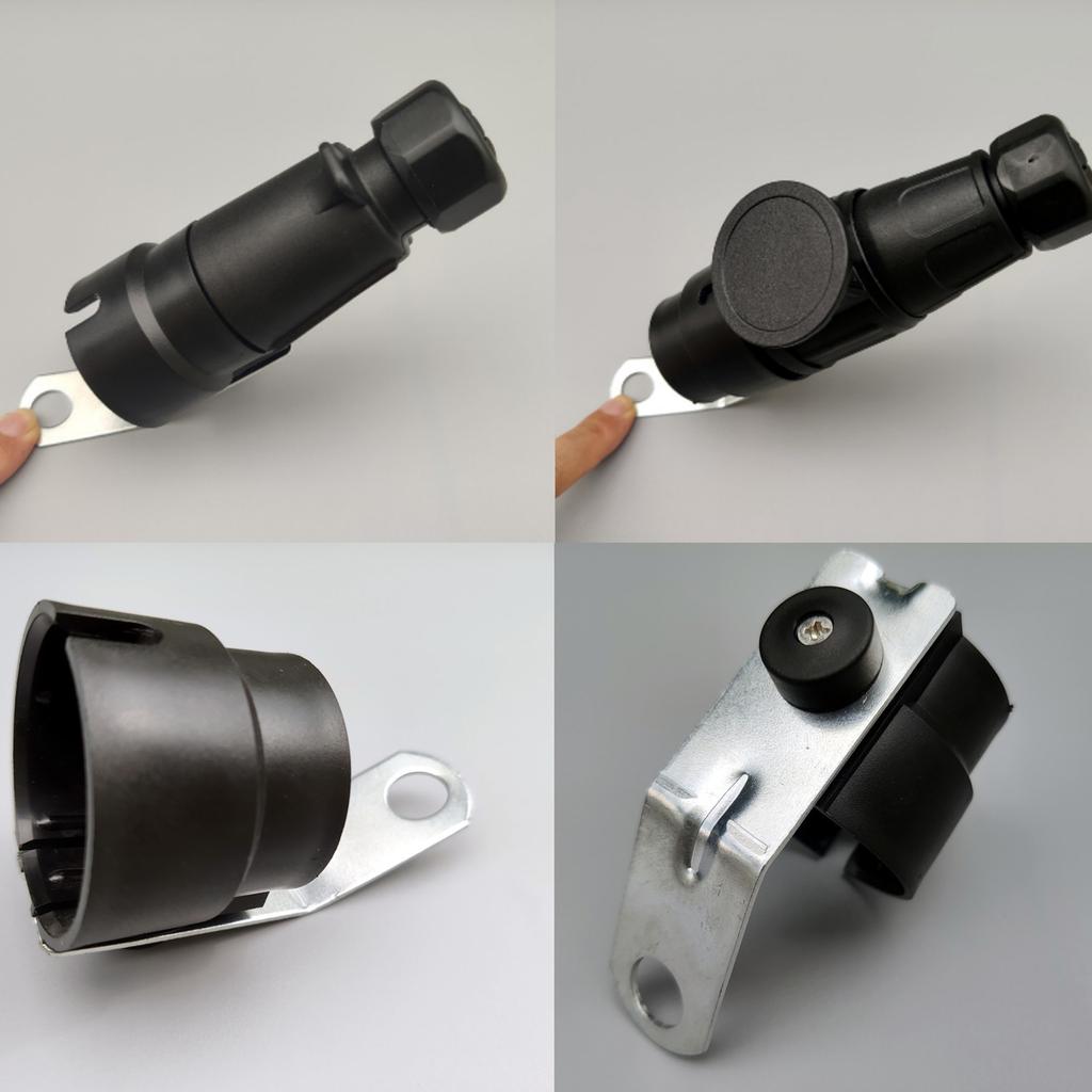 Trailer Plug Holder, Parking Cover, Hanger Plug Holder, Trailer Plug for 7 Pin and 13 Pin Plug Upgraded Plastic Cover