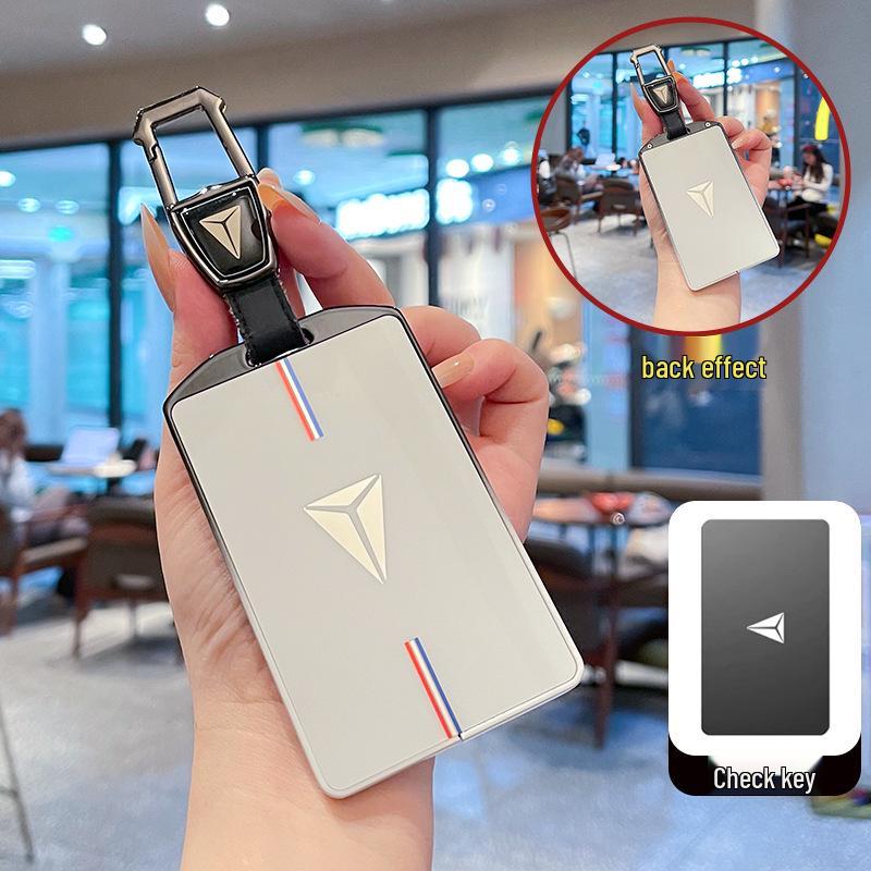 Compatible Dark Blue Card Key Case for Changan SL03\S07\L07\G 318.
