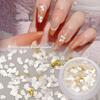 Cherry Blossom Sequin Nail Art Kit: Mixed Steel Ball Ornaments & Ultra-Thin Petals DIY Set