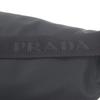 Great PRADA Sling bag Triangle logo Re-Nylon black Safiano leather mens 2VL033 Used