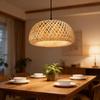 Zen Bamboo Art Pendant Lamp: Chinese, Japanese, Southeast Asian Style for Tea Rooms & B&Bs