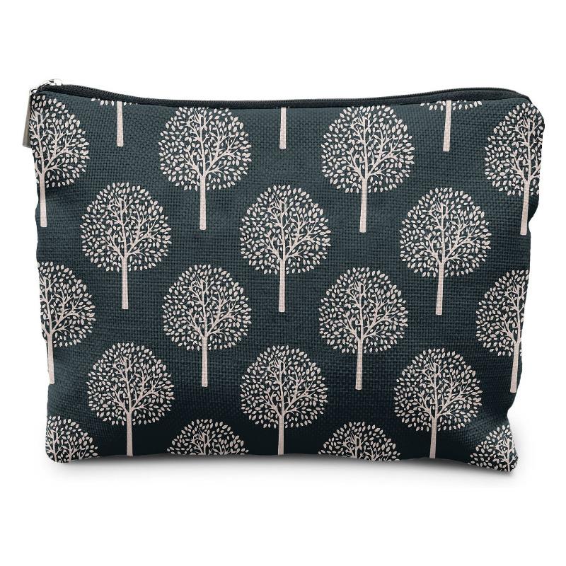 

Fashion Plant Print Storage Bag for Women, Nordic Style Multi-purpose Cosmetic Pouch, Travel Toiletry Bag for Daily Use 23x17x4（cm）