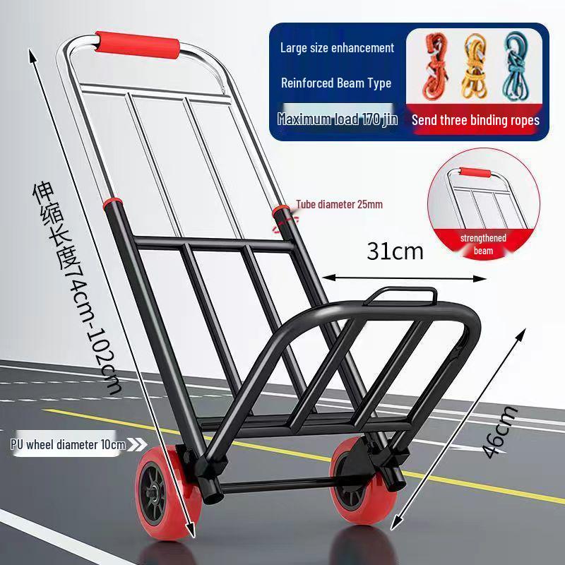 Magic Portable Folding Hand Truck Cart for Shopping and Luggage