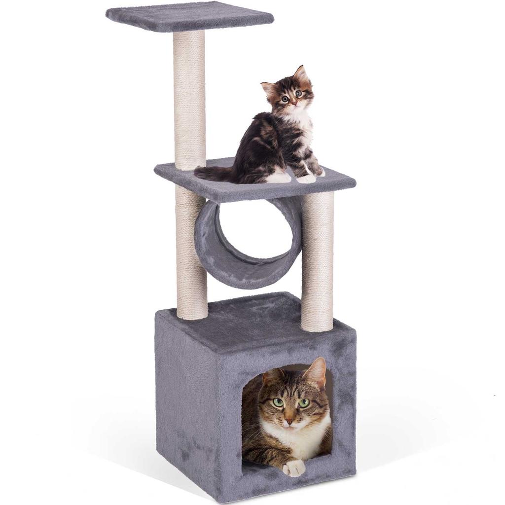 Cat Scratching Post 93 Cm DR-265 Pethaus Light Gray
