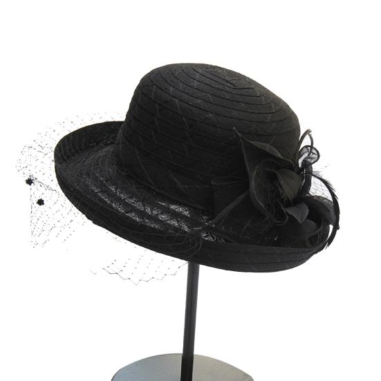 

Шляпа от солнца, дышащая, с большими полями, с цветочной строчкой, регулируемая, модная, наряжается, мягкая сетчатая пряжа с закругленными краями, женская шляпа, летние аксессуары чёрный