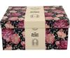 Set of 2 Spring Rose Black cups and saucers