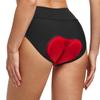 Womens Cycling Shorts With 3D Silicone Pad Seamless Inner Brief Quick-Dry Breathable Nylon Spandex Road Mountain Bike Riding