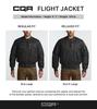 Kurtka lotnicza Jumper Flight Jacket Outdoor Travel Camping Climbing Duży rozmiar Wiosna Jesień Zima [CQR] Męska Damska [Wiatroszczelna/Odporna na zimno] HKJ502-BLK_L