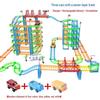 Seven-Layer Electric Train Track Toy: Educational Racing Car Assembly for Kids - Perfect Gift for Boys with Level-Crossing Feature