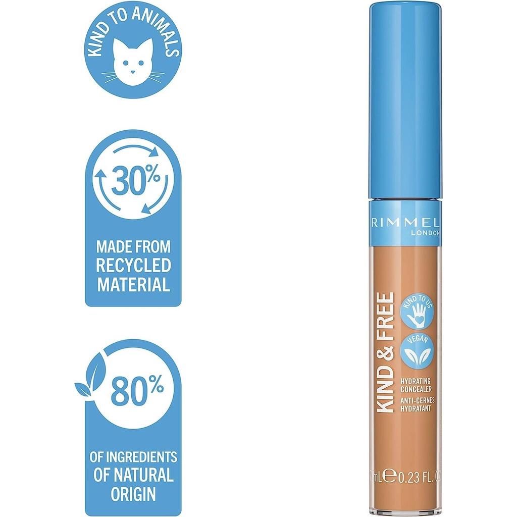 RIMMEL Kind  Free Concealer 7ml Light skin tone  Natural skin tone  Healthy skin tone