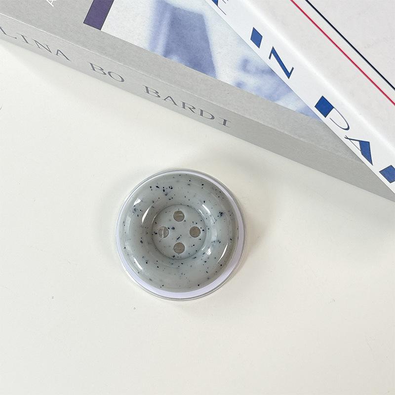 Ink Splashing Button Three-Dimensional Mobile Phone Airbag Bracket Magnetic Suction Telescopic Desktop Folding Bracket Lazy Ring Niche