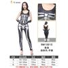 Plus Size Costume Halloween Adult Clothing Female Skull Skeleton Bodysuit Party Show Costume