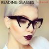 Fashion Women Cat Eye Anti Blue Light Reading Glasses+1.0+1.5+2.0+2.5+3.0+3.5+4.0