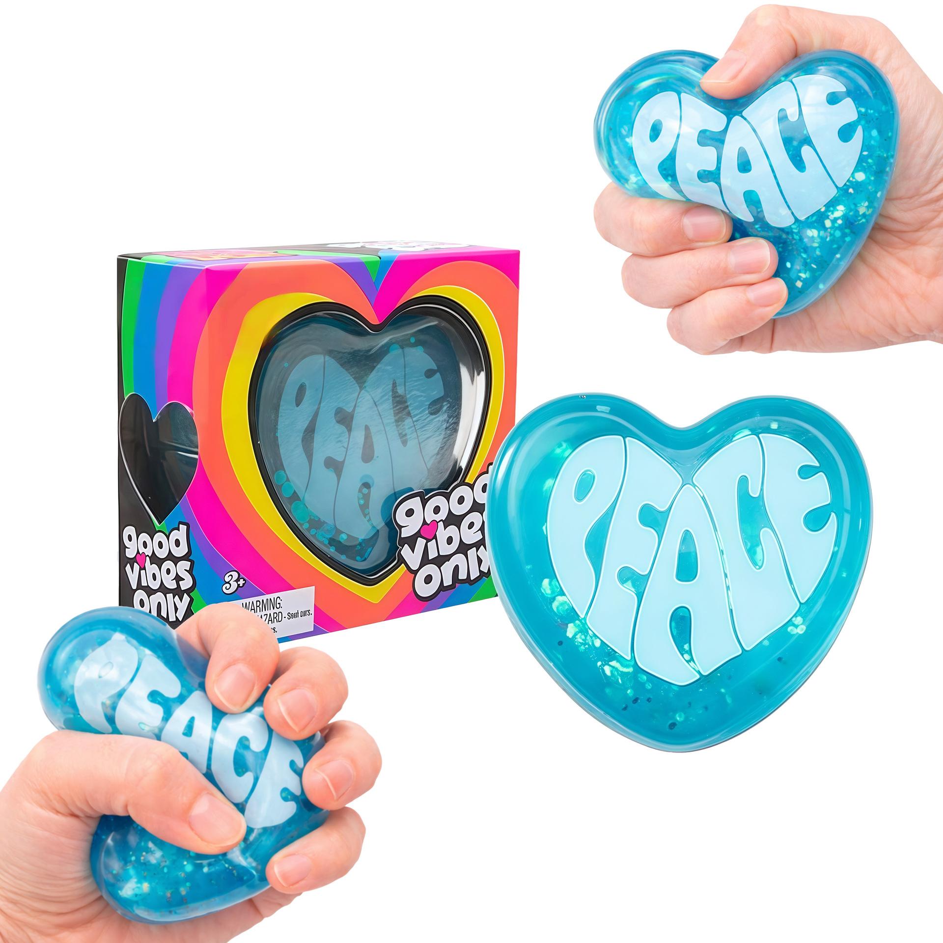 Nee-Doh Heart Squishy Toy  Cute Heart Shape Stress Relief Soft Slow Rebound Fun Portable Toy Surprise Toy Gift