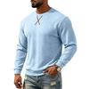 Men S Jacquard Crew Neck Long Sleeve Loose Casual Sweatshirt