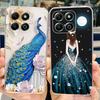 For Honor X6b Case JDY-LX1 JDY-LX2 Stylish Painted Cover Soft Silicone Shell For Honor X6b X 6b HonorX6b Phone Case 6.56'' Coque