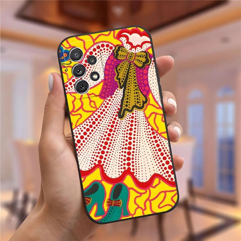 Yayoi Kusama Art Phone Case For Samsung Galaxy S23 S22 S10 S20 S30 S21 S8 S9 Pro Plus Ultra Fe Design Back Cover