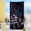 Soccer Player Action Field. Beach Towel High Absorbency & Quick-Dry Comfortable Lightweight Perfect for Traveling Yoga Camping and Swimming