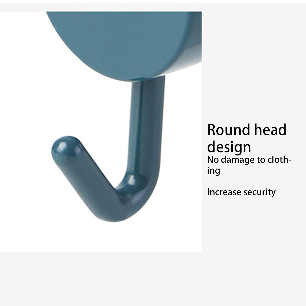 10 Stück Kleine Wandhaken Selbstklebend Hängehaken Einfarbig Freies Stanzen Kleiderbügel Heimtaschen Aufbewahrungszubehör