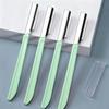 Ultra Sharp Straight Handle Eyebrow Trimmer Long-lasting Safe Universal Home Use Facial Hair Razor Women Grooming Tool